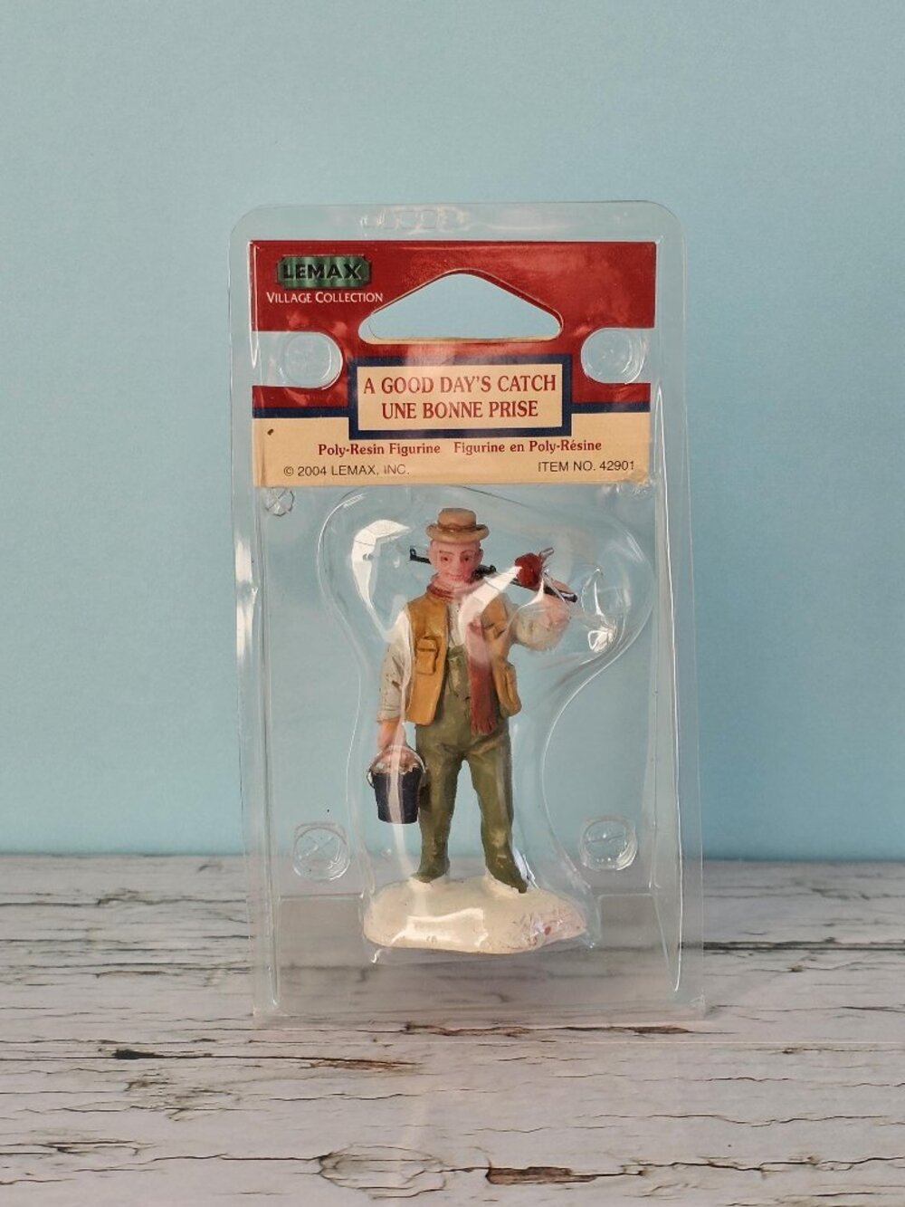 Lemax Village "A Good Day's Catch" Fisherman Figure # 42901